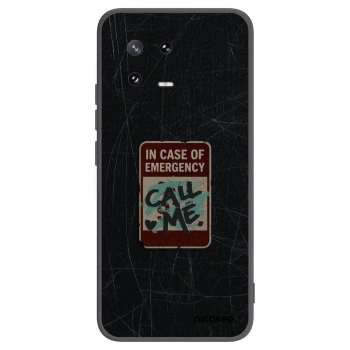 Picasee fekete szilikon tok az alábbi mobiltelefonokra Xiaomi 13 Pro - EMERGENCY