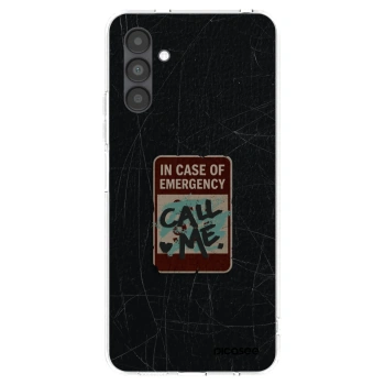 Picasee átlátszó szilikon tok az alábbi mobiltelefonokra Samsung Galaxy A04s A047F - EMERGENCY