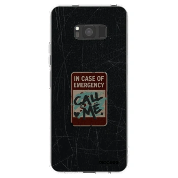 Picasee átlátszó szilikon tok az alábbi mobiltelefonokra Samsung Galaxy S8 G950F - EMERGENCY