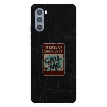 Picasee átlátszó szilikon tok az alábbi mobiltelefonokra Motorola Moto G62 - EMERGENCY
