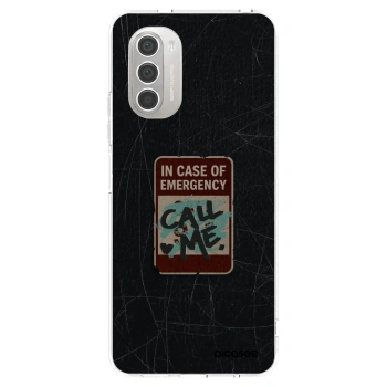 Picasee átlátszó szilikon tok az alábbi mobiltelefonokra Motorola Moto G51 - EMERGENCY