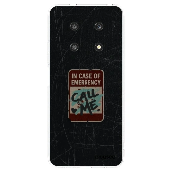 Picasee átlátszó szilikon tok az alábbi mobiltelefonokra Honor Magic4 Lite 5G - EMERGENCY