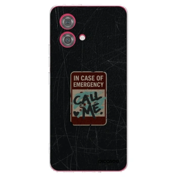 Picasee átlátszó szilikon tok az alábbi mobiltelefonokra Motorola Moto G84 5G - EMERGENCY