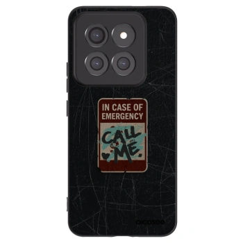 Picasee fekete szilikon tok az alábbi mobiltelefonokra Xiaomi 14 Pro - EMERGENCY