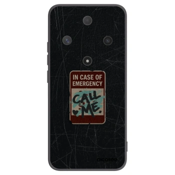 Picasee fekete szilikon tok az alábbi mobiltelefonokra Honor Magic6 Lite 5G - EMERGENCY