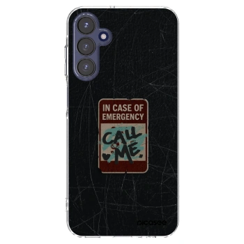 Picasee átlátszó szilikon tok az alábbi mobiltelefonokra Samsung Galaxy A15 A155F 4G - EMERGENCY