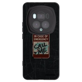 Picasee fekete szilikon tok az alábbi mobiltelefonokra Honor Magic6 Pro - EMERGENCY