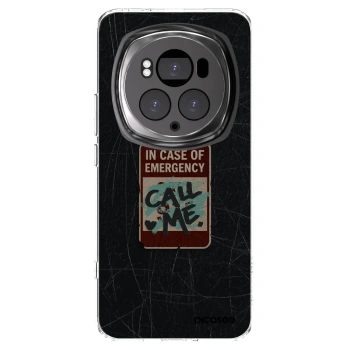 Picasee átlátszó szilikon tok az alábbi mobiltelefonokra Honor Magic6 Pro - EMERGENCY
