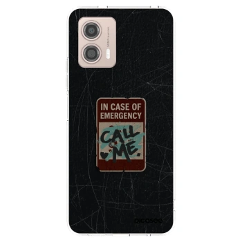 Picasee átlátszó szilikon tok az alábbi mobiltelefonokra Motorola Moto G53 5G - EMERGENCY
