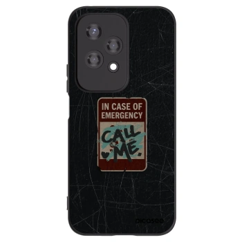 Picasee fekete szilikon tok az alábbi mobiltelefonokra Honor 200 Lite - EMERGENCY