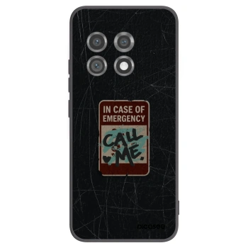 Picasee fekete szilikon tok az alábbi mobiltelefonokra OnePlus 11 5G - EMERGENCY