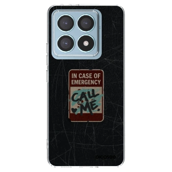 Picasee átlátszó szilikon tok az alábbi mobiltelefonokra Xiaomi 14T Pro - EMERGENCY