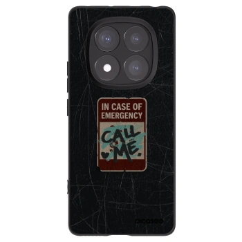 Picasee fekete szilikon tok az alábbi mobiltelefonokra Xiaomi Redmi Note 14 Pro 5G - EMERGENCY