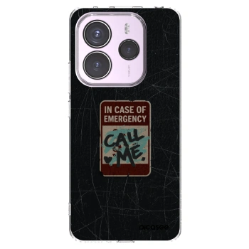 Picasee átlátszó szilikon tok az alábbi mobiltelefonokra Xiaomi Redmi Note 14 5G - EMERGENCY