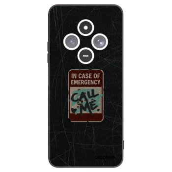 Picasee fekete szilikon tok az alábbi mobiltelefonokra Xiaomi Redmi 14C - EMERGENCY