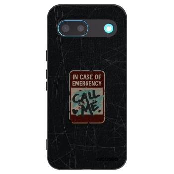 Picasee fekete szilikon tok az alábbi mobiltelefonokra Google Pixel 8 - EMERGENCY