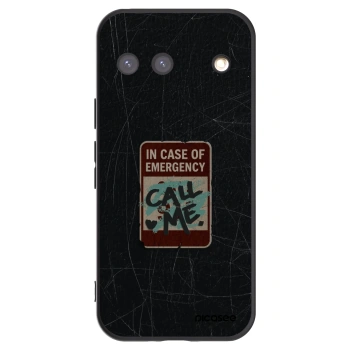 Picasee fekete szilikon tok az alábbi mobiltelefonokra Google Pixel 9 - EMERGENCY