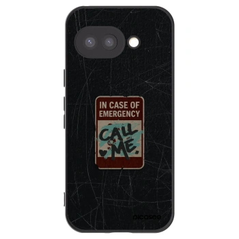 Picasee fekete szilikon tok az alábbi mobiltelefonokra Google Pixel 9a - EMERGENCY