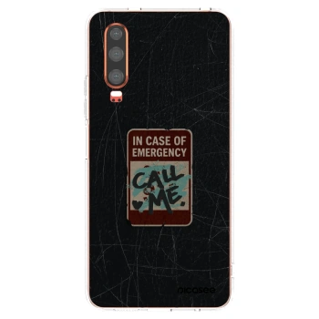 Picasee átlátszó szilikon tok az alábbi mobiltelefonokra Huawei P30 - EMERGENCY