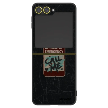 Szilikon tok erre a típusra Samsung Galaxy Z Flip5 5G - EMERGENCY