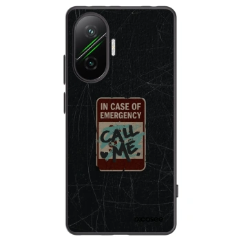 Picasee fekete szilikon tok az alábbi mobiltelefonokra Xiaomi Poco F7 Pro 5G - EMERGENCY