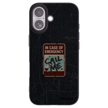 Picasee fekete szilikon tok az alábbi mobiltelefonokra Apple iPhone 17 - EMERGENCY