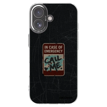 Picasee átlátszó szilikon tok az alábbi mobiltelefonokra Apple iPhone 17 - EMERGENCY