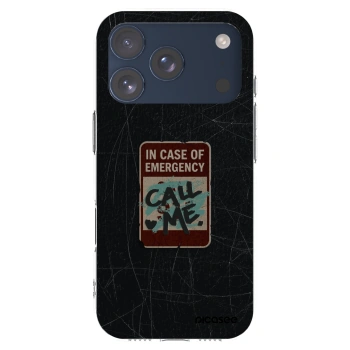 Picasee átlátszó szilikon tok az alábbi mobiltelefonokra Apple iPhone 17 Pro - EMERGENCY
