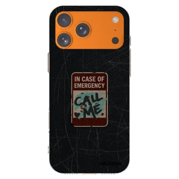 Picasee átlátszó szilikon tok az alábbi mobiltelefonokra Apple iPhone 17 Pro Max - EMERGENCY
