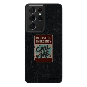 Picasee Fashion Case Samsung Galaxy S21 Ultra 5G G998B - EMERGENCY