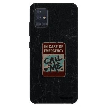 Szilikon tok erre a típusra Samsung Galaxy A51 A515F - EMERGENCY