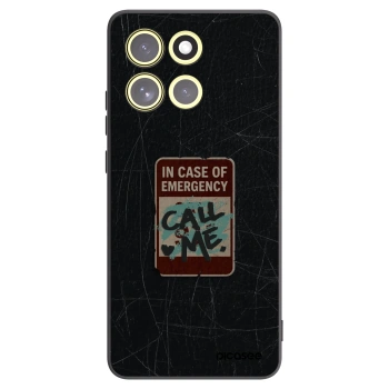 Picasee fekete szilikon tok az alábbi mobiltelefonokra Motorola Moto G86 5G - EMERGENCY