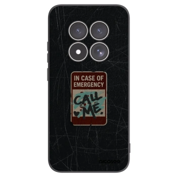 Picasee fekete szilikon tok az alábbi mobiltelefonokra Xiaomi Redmi Note 15 Pro 4G - EMERGENCY