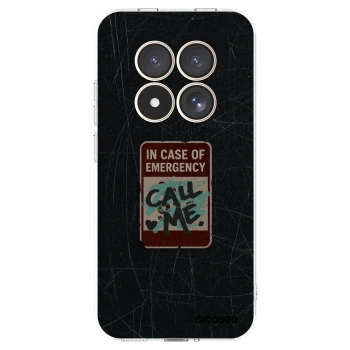 Picasee átlátszó szilikon tok az alábbi mobiltelefonokra Xiaomi Redmi Note 15 Pro 4G - EMERGENCY