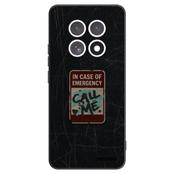 Picasee fekete szilikon tok az alábbi mobiltelefonokra Xiaomi Redmi Note 15 - EMERGENCY