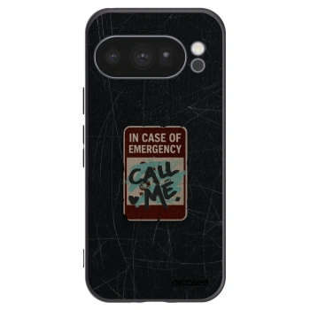 Picasee fekete szilikon tok az alábbi mobiltelefonokra Google Pixel 10 Pro - EMERGENCY