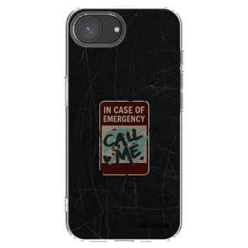 Picasee átlátszó szilikon tok az alábbi mobiltelefonokra Apple iPhone 17e - EMERGENCY
