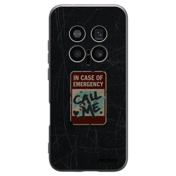 Picasee fekete szilikon tok az alábbi mobiltelefonokra Honor Magic8 Pro 5G - EMERGENCY