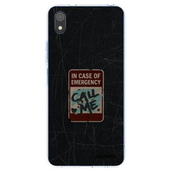 Picasee átlátszó szilikon tok az alábbi mobiltelefonokra Xiaomi Redmi 7A - EMERGENCY