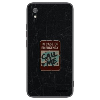 Picasee fekete szilikon tok az alábbi mobiltelefonokra Xiaomi Redmi 7A - EMERGENCY