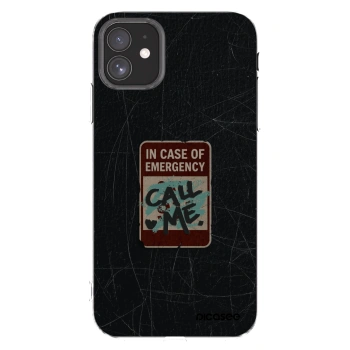 Picasee átlátszó szilikon tok az alábbi mobiltelefonokra Apple iPhone 11 - EMERGENCY