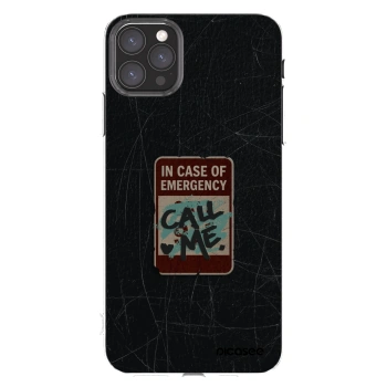 Picasee átlátszó szilikon tok az alábbi mobiltelefonokra Apple iPhone 11 Pro Max - EMERGENCY