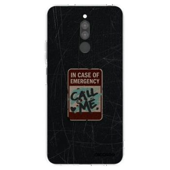 Picasee átlátszó szilikon tok az alábbi mobiltelefonokra Xiaomi Redmi 8 - EMERGENCY