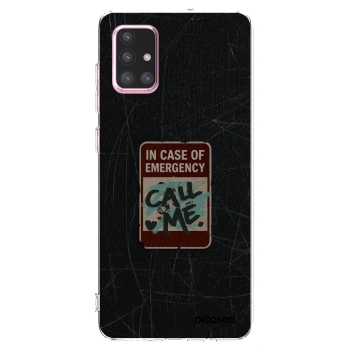 Picasee átlátszó szilikon tok az alábbi mobiltelefonokra Samsung Galaxy A71 A715F - EMERGENCY