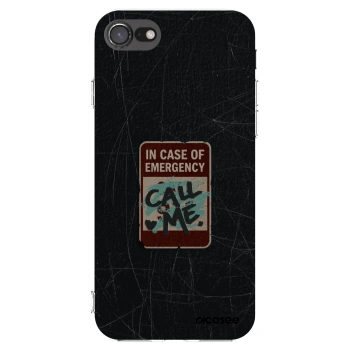 Picasee átlátszó szilikon tok az alábbi mobiltelefonokra Apple iPhone SE 2020 - EMERGENCY