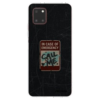 Picasee átlátszó szilikon tok az alábbi mobiltelefonokra Samsung Galaxy Note 10 Lite N770F - EMERGENCY