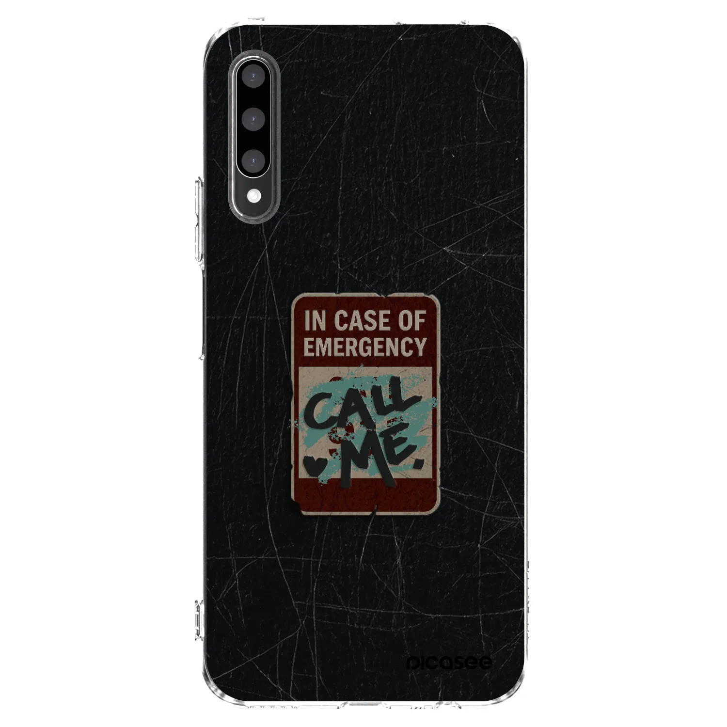 Picasee átlátszó szilikon tok az alábbi mobiltelefonokra Honor 9X Pro - EMERGENCY