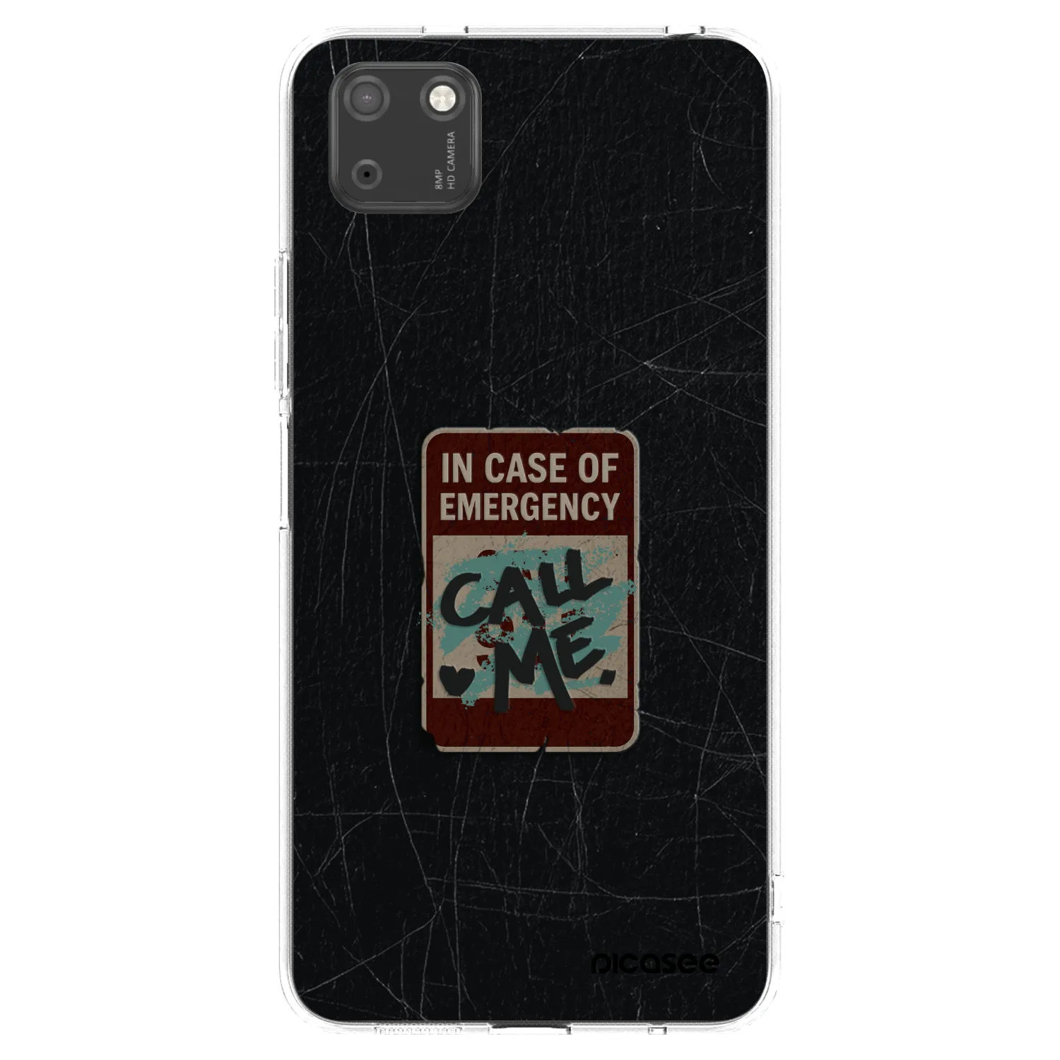 Picasee átlátszó szilikon tok az alábbi mobiltelefonokra Huawei Y5P - EMERGENCY