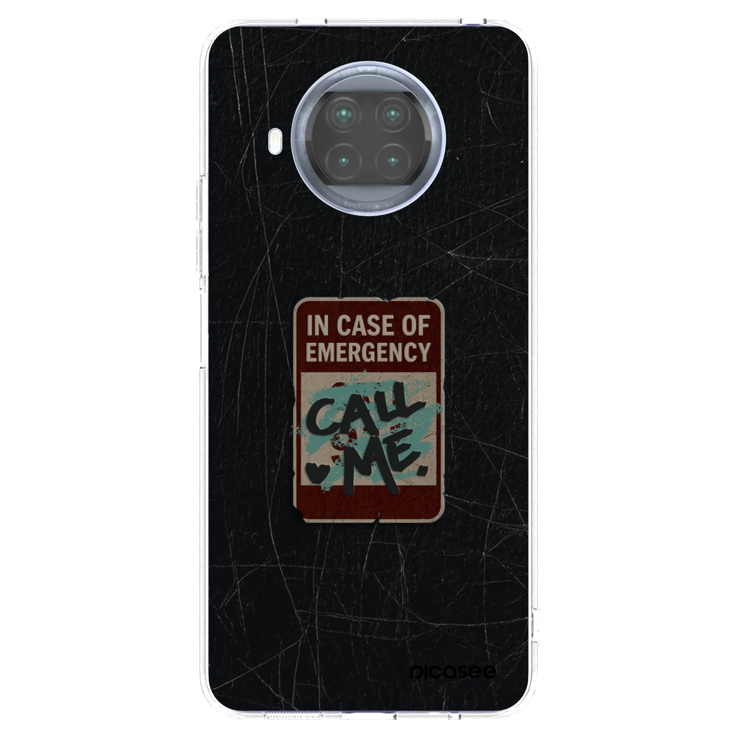 Picasee átlátszó szilikon tok az alábbi mobiltelefonokra Xiaomi Mi 10T Lite - EMERGENCY