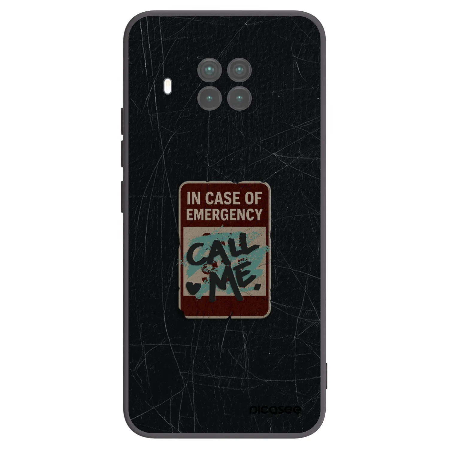 Picasee fekete szilikon tok az alábbi mobiltelefonokra Xiaomi Mi 10T Lite - EMERGENCY